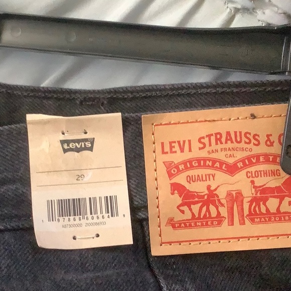 Levi's Black Midi A-Line Skirt for Work - Picture 5 of 6